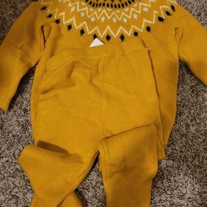 Cat And Jacket Knit Kids Match Set.